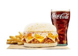 Paket Cheesy King Chicken Burger Medium