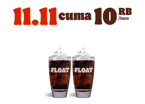 2 Cups Coke Float 10k