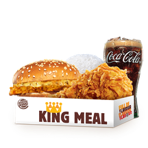 Paket King Box Jalapeno Cheese Chicken Burger Large