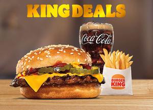 King Deals Cheeseburger Meal